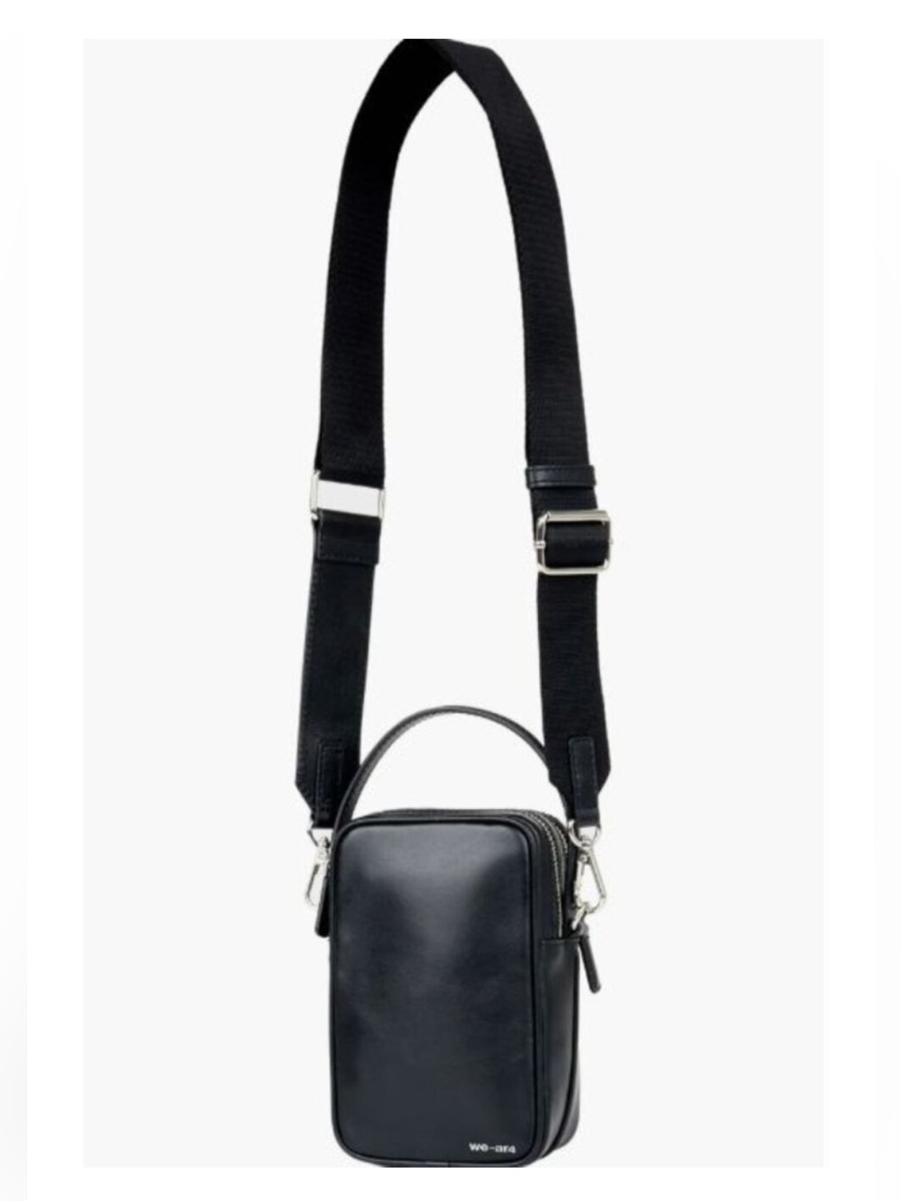NWT We-ar4 The Souvenir Leather Crossbody Bag Black
Size OS